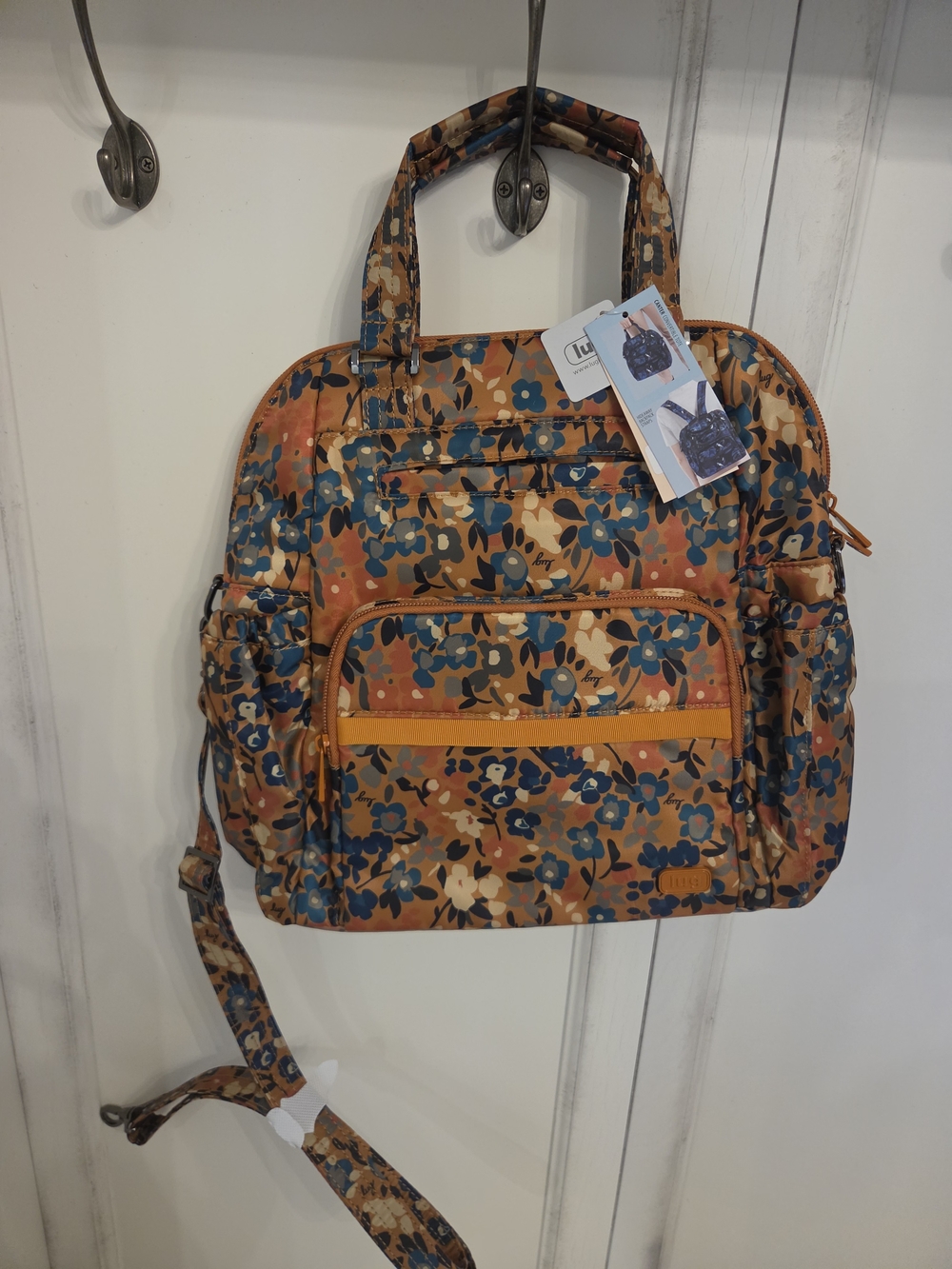 Wildflower Amber Women’s Tote Backpack By Lug